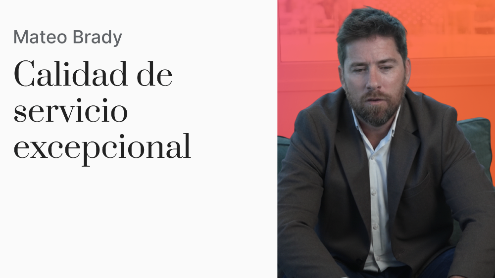 Calidad de servicio excepcional