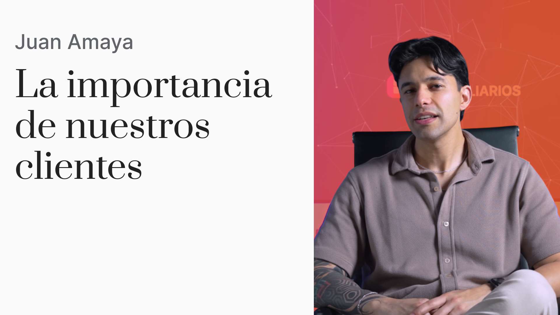 La importancia de nuestros clientes